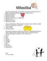 Konspekts 'Mīlestība un jūtas', 1.