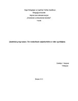 Konspekts 'Ģenētiskā programma. Tās realizēšanās mijiedarbībā ar vides apstākļiem', 1.