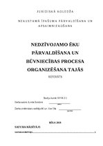 Referāts 'Nedzīvojamo ēku pārvaldīšana', 1.
