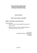 Konspekts 'Demokrātija un demokrātijas teorija', 1.