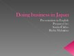 Prezentācija 'Doing Business in Japan', 1.