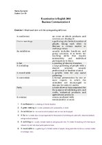 Konspekts 'Business English', 1.