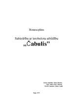 Biznesa plāns 'SIA "Čabulis"', 1.