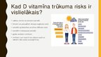 Prezentācija 'D vitamīns un tā aktualitāte', 13.