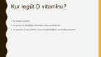 Prezentācija 'D vitamīns un tā aktualitāte', 14.