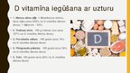 Prezentācija 'D vitamīns un tā aktualitāte', 16.