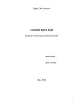 Referāts 'Jaunietis darba tirgū', 1.