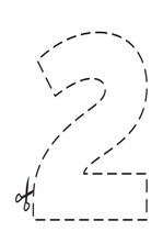 Prezentācija 'Cipari: krāso un griez', 1.