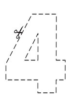 Prezentācija 'Cipari: krāso un griez', 4.