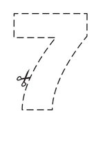 Prezentācija 'Cipari: krāso un griez', 7.