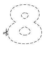 Prezentācija 'Cipari: krāso un griez', 8.