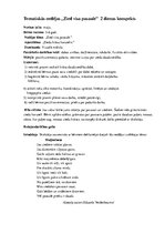 Konspekts 'Dabas zinību metodika. Konspekts. Zied visa pasaule', 1.