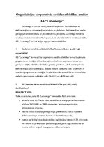 Konspekts 'AS "Latvenergo" korporatīvās sociālās atbildības analīze', 1.