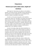 Eseja 'Pārspriedums par Apsīšu Jēkaba stāstu "Bagāti radi"', 1.