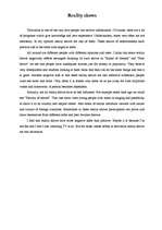 Eseja 'Reality shows', 1.