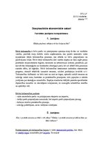 Konspekts 'Starptautiskie ekonomiskie sakari', 1.