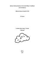 Konspekts 'Lasāmo tekstu kopa 2.klasei "Mākoņi"', 1.