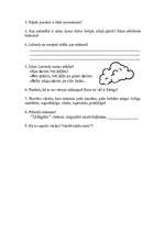 Konspekts 'Lasāmo tekstu kopa 2.klasei "Mākoņi"', 3.