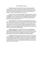 Eseja 'Youth Review in Latvia', 1.