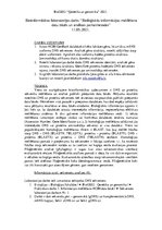 Konspekts 'Bioloģiskās informācijas meklēšana datu bāzēs un analīzes pamatmetodes', 1.