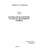 Referāts 'Seksuāli transmisīvās slimības un kontracepcija', 1.