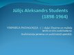 Prezentācija 'Jūlija Aleksandra Studenta grāmatas "Vispārīgā paidagoģija" 2.daļa', 1.