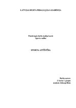 Konspekts 'Sporta attīstība Ropažu novadā', 1.