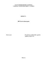 Konspekts 'Uzņēmuma "DSV" raksturojums', 1.