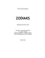 Referāts 'Horoskopi', 1.