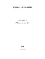 Referāts 'Dzimums un emocijas', 1.