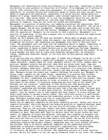 Eseja 'Management Paper', 1.