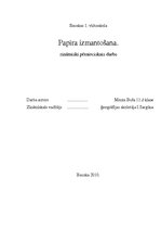 Referāts 'Papīra izmantošana', 1.