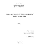 Eseja 'D.Defoe's "Moll Flanders" as a Portrayal of the Position of Women in the Age of ', 1.