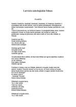 Konspekts 'Latviešu mitoloģija', 1.