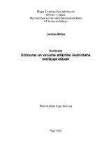 Konspekts 'Dzimuma un vecuma atšķirību ievērošana lietišķajā etiķetē', 1.