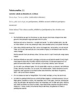 Konspekts 'Noras Ikstenas romāna "Vīrs zilajā lietus mētelītī" fragmenta analīze', 1.