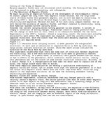 Eseja 'History of the Study of Magnetism', 1.