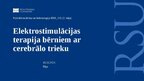 Prezentācija 'Elektrostimulācijas terapija bērniem ar cerebrālo trieku', 1.
