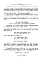 Eseja 'Man tuvais Friča Bārdas pasaules uztverē', 1.