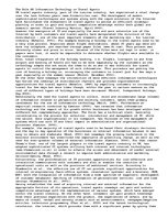 Eseja 'The Role Of Information Technology on Travel Agents', 1.