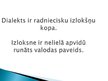 Prezentācija 'Latviešu valodas dialekti un izloksnes', 3.