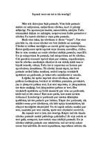 Eseja 'Sevis iepazīšana', 1.