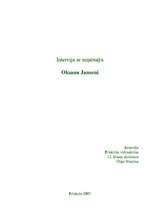 Konspekts 'Intervija ar Oksanu Jansoni par viņas karjeras izaugsmi', 1.