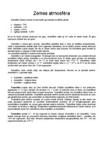 Konspekts 'Zemes atmosfēra', 1.
