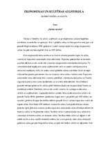 Eseja 'Vairāk kā eiro', 1.