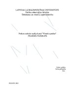 Prakses atskaite 'Prakses atskaite studiju kursā "Viesnīcu prakse"', 1.