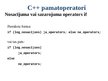 Prezentācija 'C++ pamatoperatori', 2.