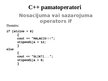 Prezentācija 'C++ pamatoperatori', 8.