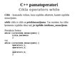 Prezentācija 'C++ pamatoperatori', 15.