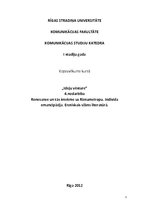 Konspekts 'Renesanse un tās ietekme uz Rietumeiropu. Indivīda emancipācija. Erotiskais siže', 1.
